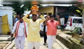 समरसता व एकता के संदेश के साथ निकली संत रविदास   कलश वंदन रथ यात्रा