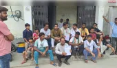 बिजली बिलों में वृद्धि पर कांग्रेस का प्रदर्शन
