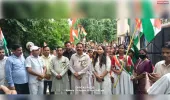 भदपुरा की तिरंगा यात्रा में उमड़ा जनसैलाब