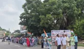 मां शांति आईटी संस्थान एवं एमएसडी लॉ कॉलेज में ध्वजारोहण व प्रभात फेरी का आयोजन।