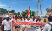 भाजपा नेता नितेश शर्मा के नेतृत्व में भानपुर में उमड़ा जनसैलाब, निकाली भव्य ‘तिरंगा यात्रा