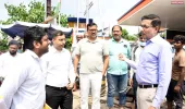 प्रयागराज में तेजवृष्टि के बाद जलनिकासी तेज, मंडलायुक्त ने प्रभावित क्षेत्रों का निरीक्षण कर शीघ्र जलनिकासी के दिए निर्देश।