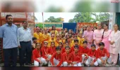 छात्र-छात्राओं ने प्रस्तुत की राधा कृष्ण की झांकियां 