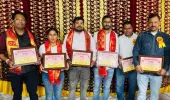 15 दिवसीय रामलीला का भव्य समापन, पत्रकारों को किया सम्मानित