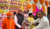 सेवा संकल्प अभियान के तहत कपिया मिश्र में आंगन मिलन सेवा कार्यक्रम  आयोजित