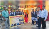 आधुनिक तकनीक से तैयार हुई मां दुर्गा की  प्रतिमा, विद्यार्थियों की हुनर की हो रही सराहना