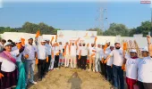 यमुना स्वच्छता अभियान में मदनगीर मंडल के कार्यकर्ताओं ने किया श्रमदान