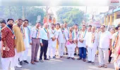 आचार्य विश्रांत सागर महाराज के सानिध्य में निकली भगवान आदिनाथ की भव्य रथयात्रा