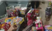 बीजपुर में दो दुकानों से 920 किलो अवैध पटाखे बरामद, कीमत तीन लाख रुपये