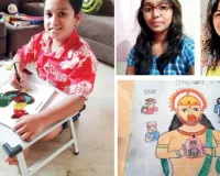कोरोना से बचाव विषय पर आयोजित की गयी ऑनलाइन पोस्टर पेंटिंग प्रतियोगिता देश के विभिन्न प्रांतो के ८८६ बच्चो ने भाग लिया
