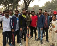 क्रिकेट टूर्नामेंट में गन्निपुर टीम का रहा दबदबा