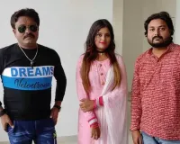 नगर लहरपुर में भोजपुरी फिल्म इश्क नचाए बीच बाजार की शूटिग लगातार जारी