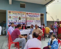 कुशीनगर : सेमरा हर्दों में निश्शुुुुुुुुुुुल्क जांच शिविर, 100 मरीजों का हुआ परीक्षण