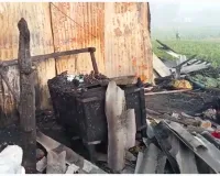 छितौनी : आग में एक घर राख, आधा दर्जन जली बकरिया  