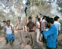 दो गांवों में लगी भीषण आग, दो दर्जन परिवारों की संपूर्ण गृहस्थी जलकर नष्ट, फायर ब्रिगेड के जवानों ने कड़ी मशक्कत के बाद आग पर पाया काबू