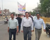 मिल्कीपुर में निकाली गई मतदाता जागरूकता रैली, मतदान के प्रति किया गया लोगों को जागरूक