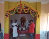 हिरणपुर शमशान में माता शमशान काली की पूजा अर्चना आज 