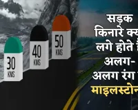 Highway Milestone: सड़क किनारे क्यों लगे होते हैं अलग-अलग रंग के माइलस्टोन? जानें क्या है इनका मतलब