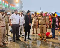 छठ पूजा पर्व पर जिलाधिकारी ने विभिन्न घाटों का भ्रमण कर व्यवस्थाओं का लिया जायजा