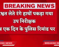 Haryana: रिश्वत लेते रंगे हाथों पकड़ा गया उप निरीक्षक, अब एक दिन के पुलिस रिमांड पर