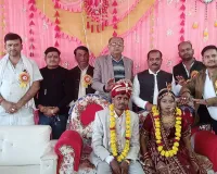 सामूहिक विवाह सम्मेलन में 22 जोड़े दाम्पत्यसूत्र में बन्धे
