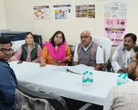 जिलाधिकारी ने नगरीय प्राथमिक स्वास्थ्य केंद्र में जन आरोग्य समिति की बैठक में किया प्रतिभाग