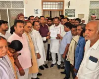 बेमौसम बरसात से फसलों को नुकसानः कांग्रेस ने किया मुआवजा देने की मांग,सौंपा ज्ञापन