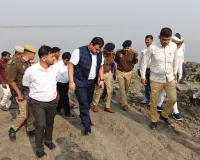 कार्तिक पूर्णिमा स्नान पर्व की तैयारियों का जिलाधिकारी एवं पुलिस अधीक्षक ने किया निरीक्षण