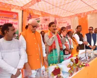 नगर विकास एवं ऊर्जा मा. मंत्री ए. के. शर्मा ने भदोही में यूनिटी मार्च का किया नेतृत्व