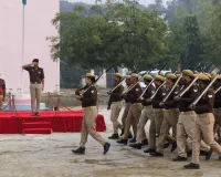 अभिमन्यु मांगलिक, पुलिस अधीक्षक भदोही द्वारा साप्ताहिक शुक्रवार परेड की सलामी ली गई।
