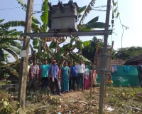 खजूरडंगाल पंचायत में उपासना मरांडी की पहल पर लगा नया ट्रांसफार्मर, गांव में लौटी रौशनी