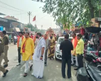  ख़जनी क्षेत्र बरी वन्दुआरी में भव्य कलश यात्रा निकली, भक्तिमय वातावरण में शुरू हुई श्रीमद्भागवत कथा