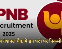 PNB Recruitment 2025: पंजाब नेशनल बैंक में इन पदों पर निकली भर्ती, जल्दी करें आवेदन