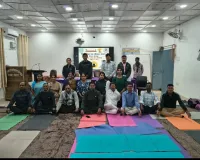 जिला शिक्षा एवं प्रशिक्षण संस्थान खैराबाद में जनपद स्तरीय योग प्रतियोगिता का किया गया आयोजन