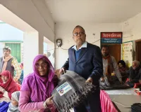 भारतीय वरिष्ठ नागरिक समिति (भावना) के निर्धन जन सेवा प्रकोष्ठ द्वारा ग्राम्यांचलों में कम्बल वितरण
