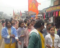 ककरहवा में श्री बालाजी की भव्य शोभायात्रा धूमधाम से निकाली गई