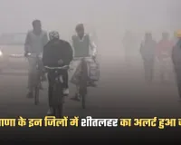 Haryana Weather: हरियाणा में बदला मौसम, इन जिलों में शीतलहर का अलर्ट हुआ जारी 