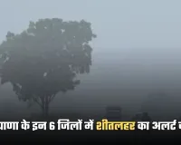 Haryana Weather: हरियाणा के इन 6 जिलों में शीतलहर का अलर्ट जारी, जानें आज कैसा रहेगा मौसम 