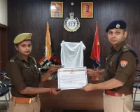 एसपी अभिमन्यु मांगलिक ने शुक्रवार परेड की सलामी ली, 41 पुलिसकर्मी सम्मानित