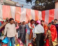 सामूहिक विवाह में 43 जोड़े बने दंपती, पूर्व विधायक ने नवदम्पतियों को भेंट दी चांदी की बिछिया और पायल