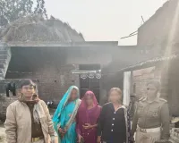 भटकी हुई मानसिक रूप से अस्वस्थ महिला को पुलिस ने  घर पहुँचाया 