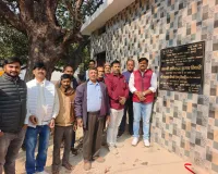 15 लाख की लागत से बने सामुदायिक शौचालय का जिपं सदस्य ने किया लोकार्पण