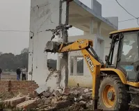 ग्रीन बेल्ट की अवैध प्लाटिंग पर चला प्रशासन का बुलडोजर, 20 करोड़ की 23 बीघा जमीन कब्ज़ा मुक्त 