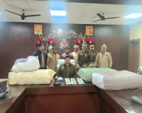 22 लाख के गांजे के साथ दो तस्कर गिरफ्तार
