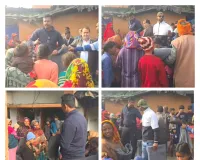 मानवता की प्रतिमूर्ति बनी टीम निशा सिंह, रेणुकूट में सेवा का संकल्प