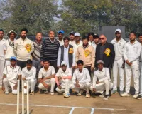 अंबेडकर स्टेडियम में अंडर-23 क्रिकेट लीग का शानदार आगाज, उद्घाटन मैच में रेणुकूट ने म्योरपुर को 46 रनों से हराया