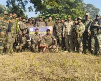 चौपारण थाना क्षेत्र में अवैध अफीम की खेती का विनष्टीकरण, लगभग 10 एकड़ में लगी फसल नष्ट