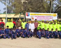 बरही में वीर बिरसा मुंडा साइक्लोथोन का एनसीसी टीम ने किया भव्य स्वागत