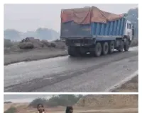 कोयला खदानों के बीच जान हथेली पर रखकर स्कूल जा रहे हैं मासूम, सुरक्षा के लिए एक भी गार्ड नहीं   