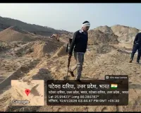 बालू माफिया ने असलहों की दम पर खेतों से बनाया रास्ता ,पीड़ित किसान ने प्रशासन से लगाई गुहार